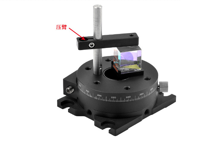 360度手動旋轉(zhuǎn)臺R軸微調(diào)移動平臺光學實驗配件 PT-SD81