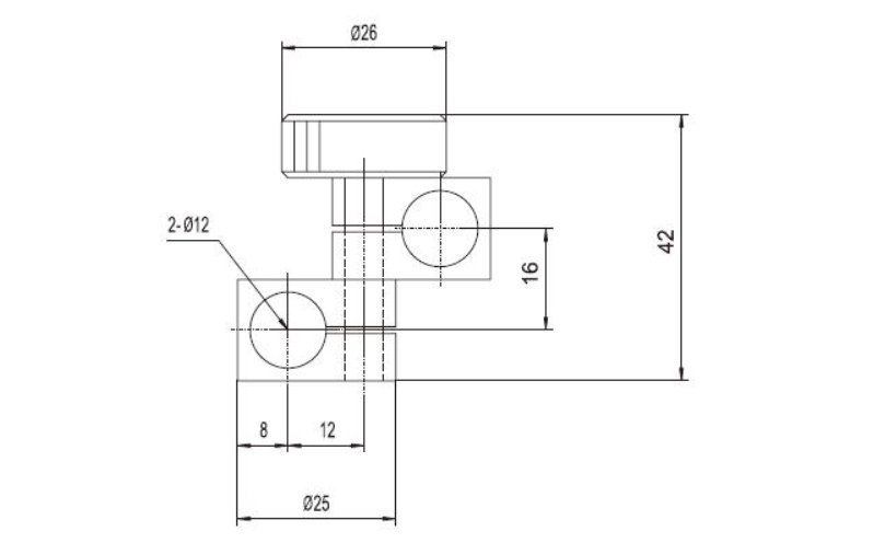 PG03-12交叉桿架，可以將2 根接桿按所需任意角度組合在一起