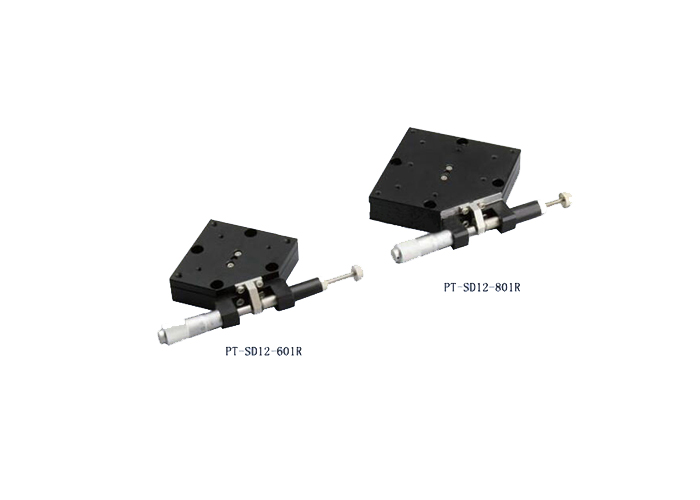 手動旋轉臺工作臺 精密PT-SD12-601R/801R ±5度轉盤 雙軸承導軌